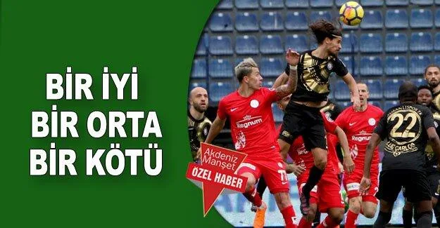 Bir iyi bir orta bir kötü