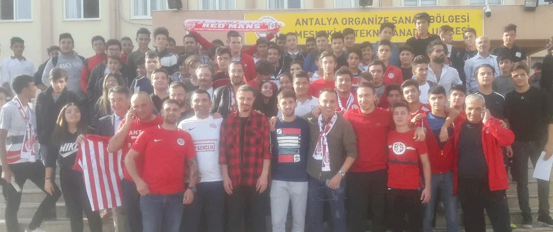 Antalyaspor, OSB Meslek ve Teknik Anadolu Lisesi’ne konuk oldu