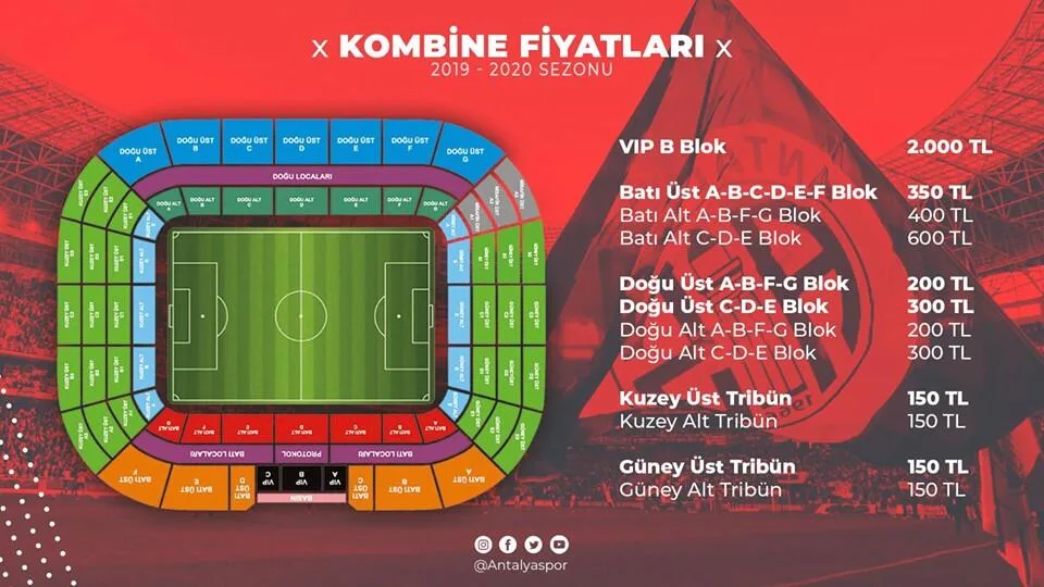 Üst tribünlerde kombine satışı başladı