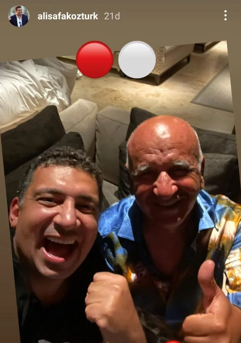 Ali Şafak Öztürk finali böyle kutladı