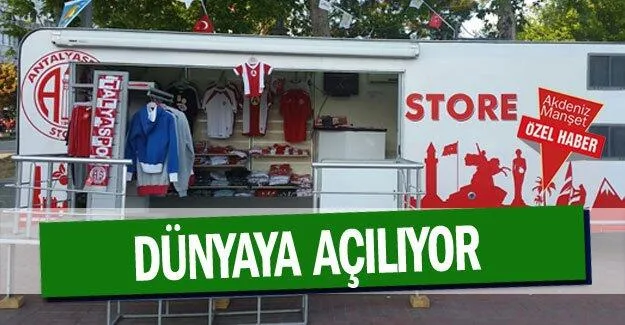 Antalyaspor mağazaları dünyaya açılıyor