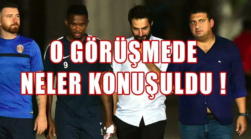 Ali Şafak Öztürk’ten Eto’o hakkında açıklama