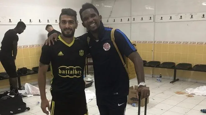 Malatyasporlu oyuncudan Eto’o paylaşımı!