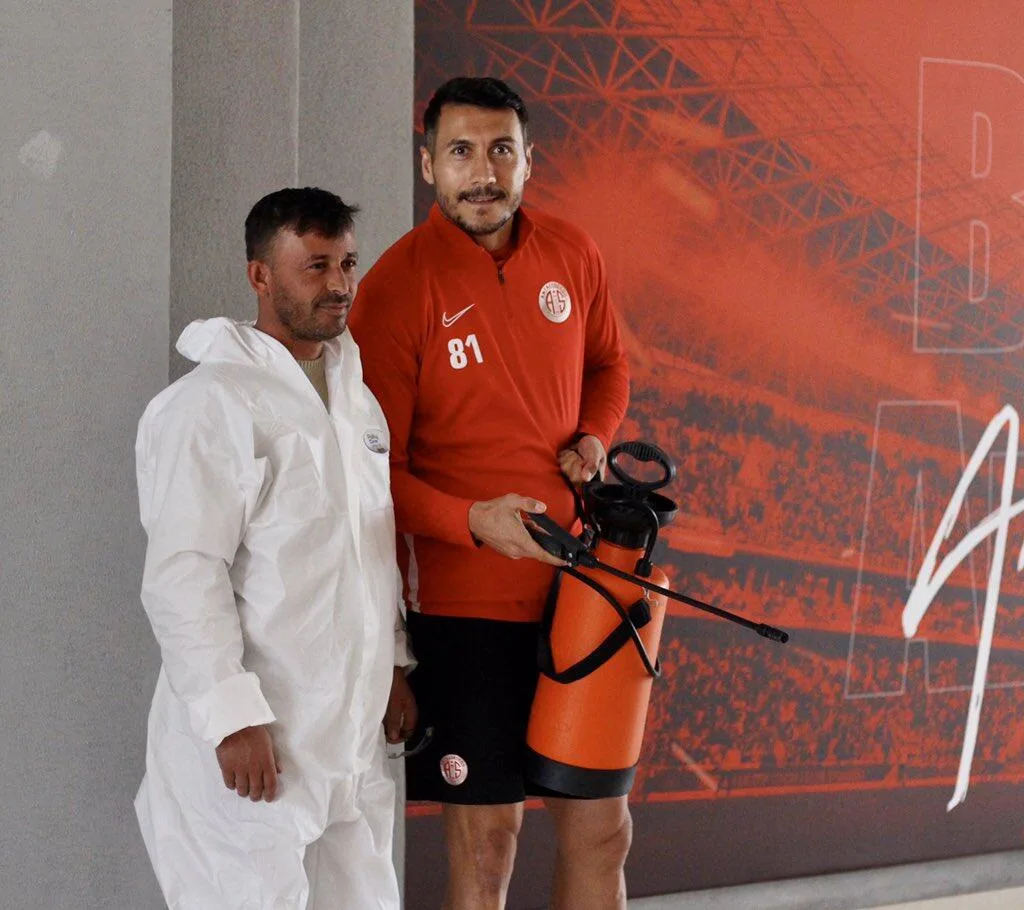 Antalyaspor’da tesisler dezenfekte edildi