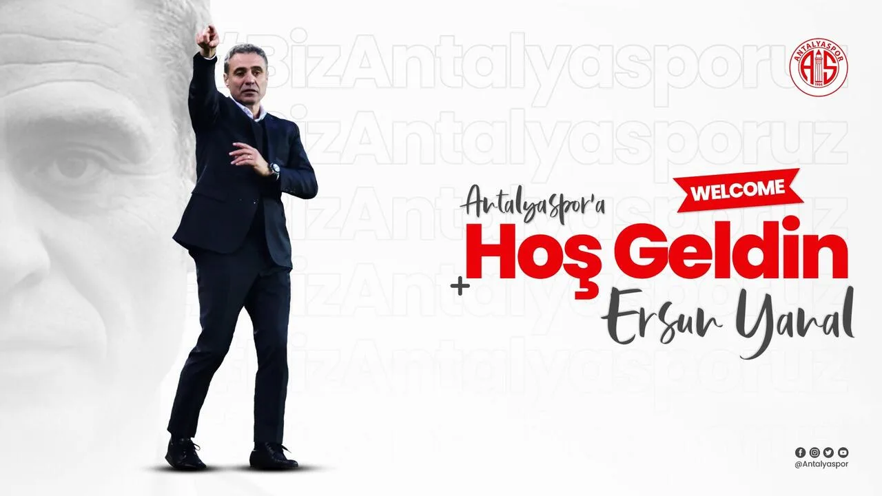 Antalyaspor Ersun Yanal’ı duyurdu
