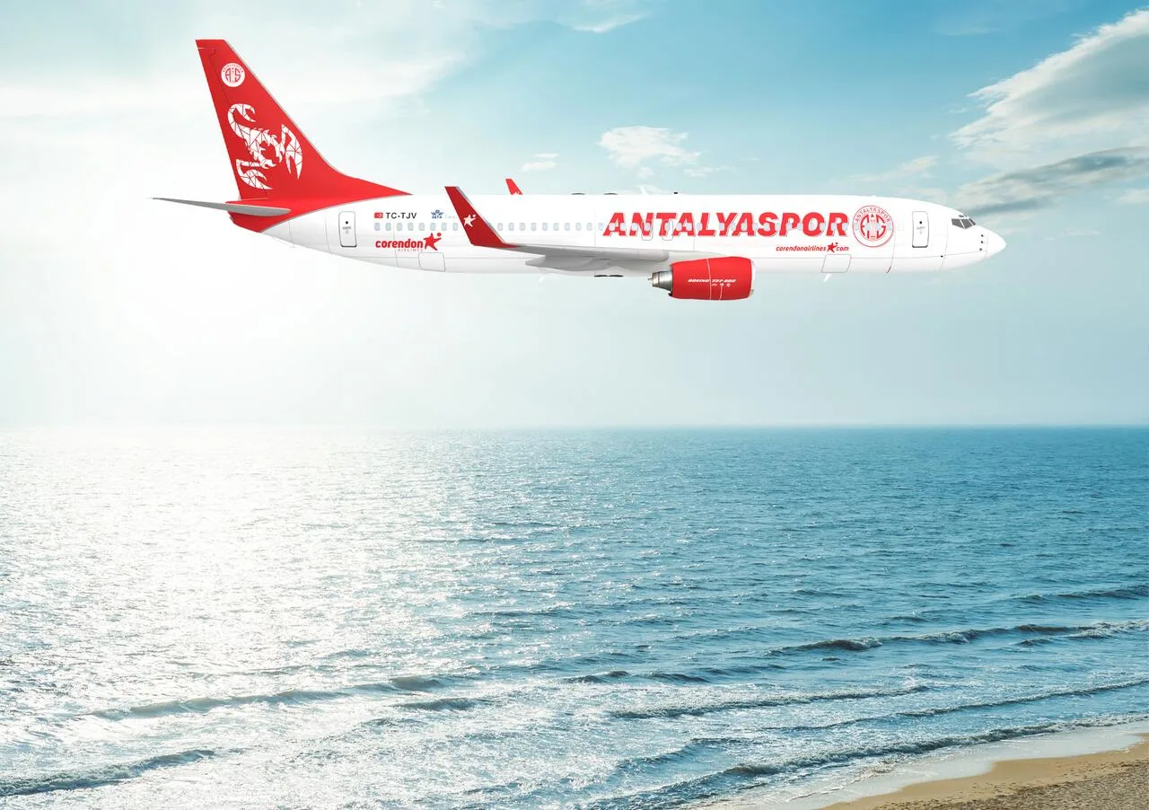 Finale özel Antalyaspor uçağı