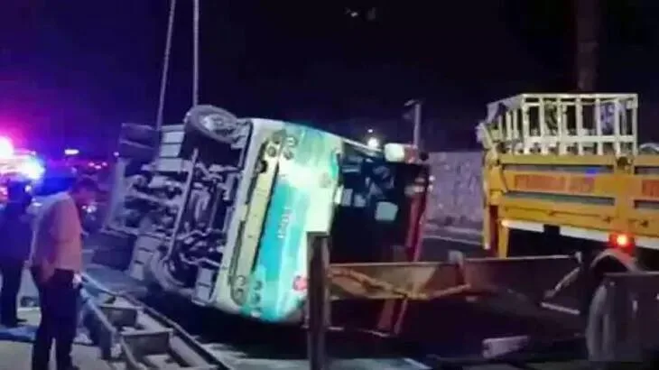 Kestelspor deplasman dönüşü kaza yaptı