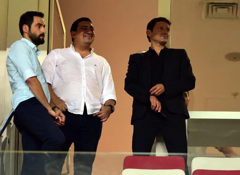 Leonardo maçı tribünden takip etti!
