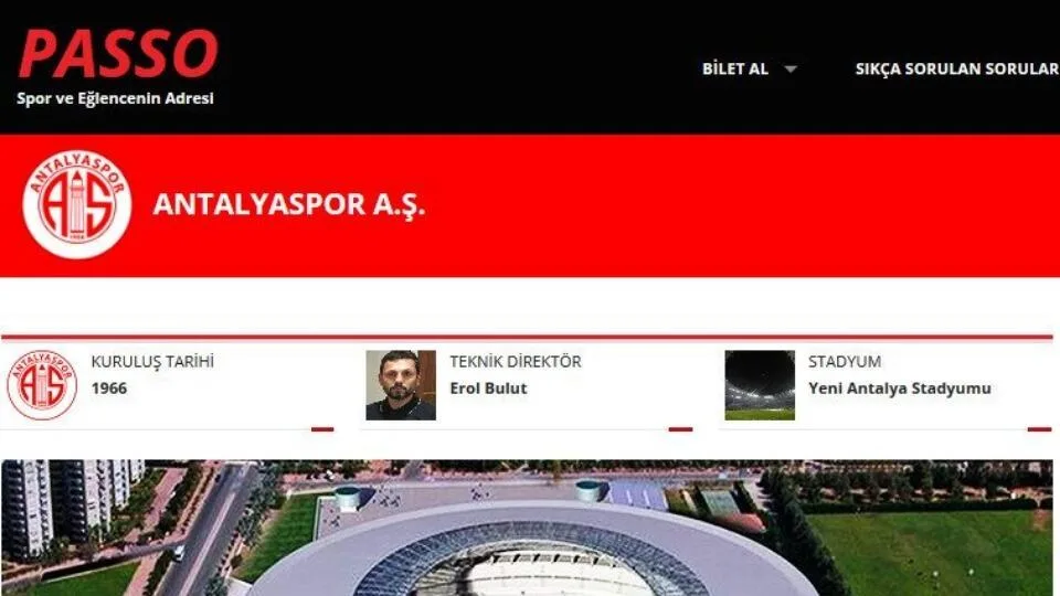 Passolig, Antalyaspor’un yeni teknik direktörünü açıkladı!