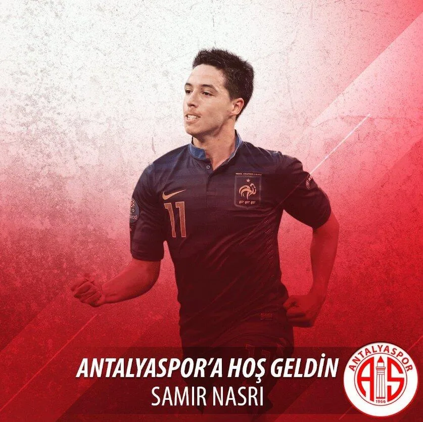 Antalyaspor, Samir Nasri’yi resmen açıkladı!